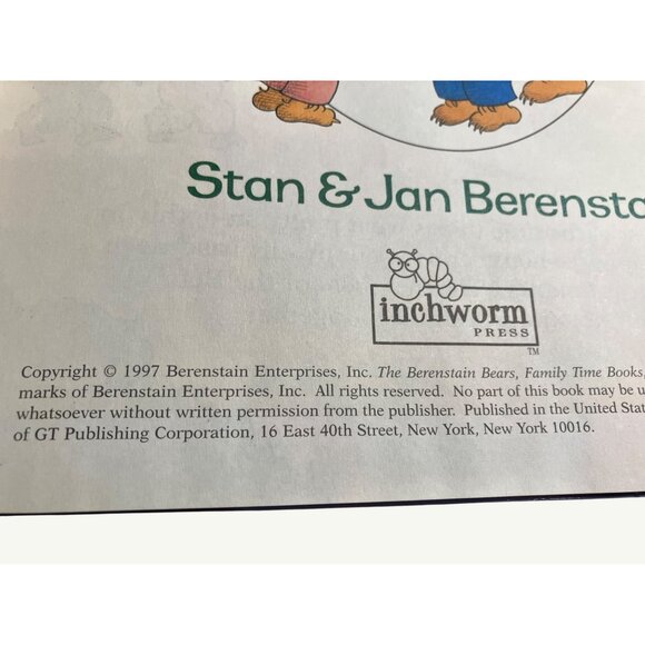 The Berenstain Bears "Get The Grouchies" Hardcover Book - Picture 5 of 11